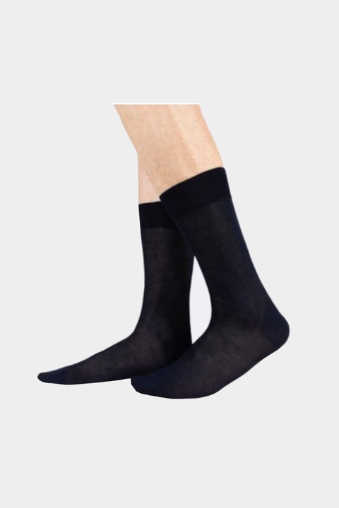 Ciorap Scurt Barbati, Filo Scozia, UCZ-Perfetto, Negru