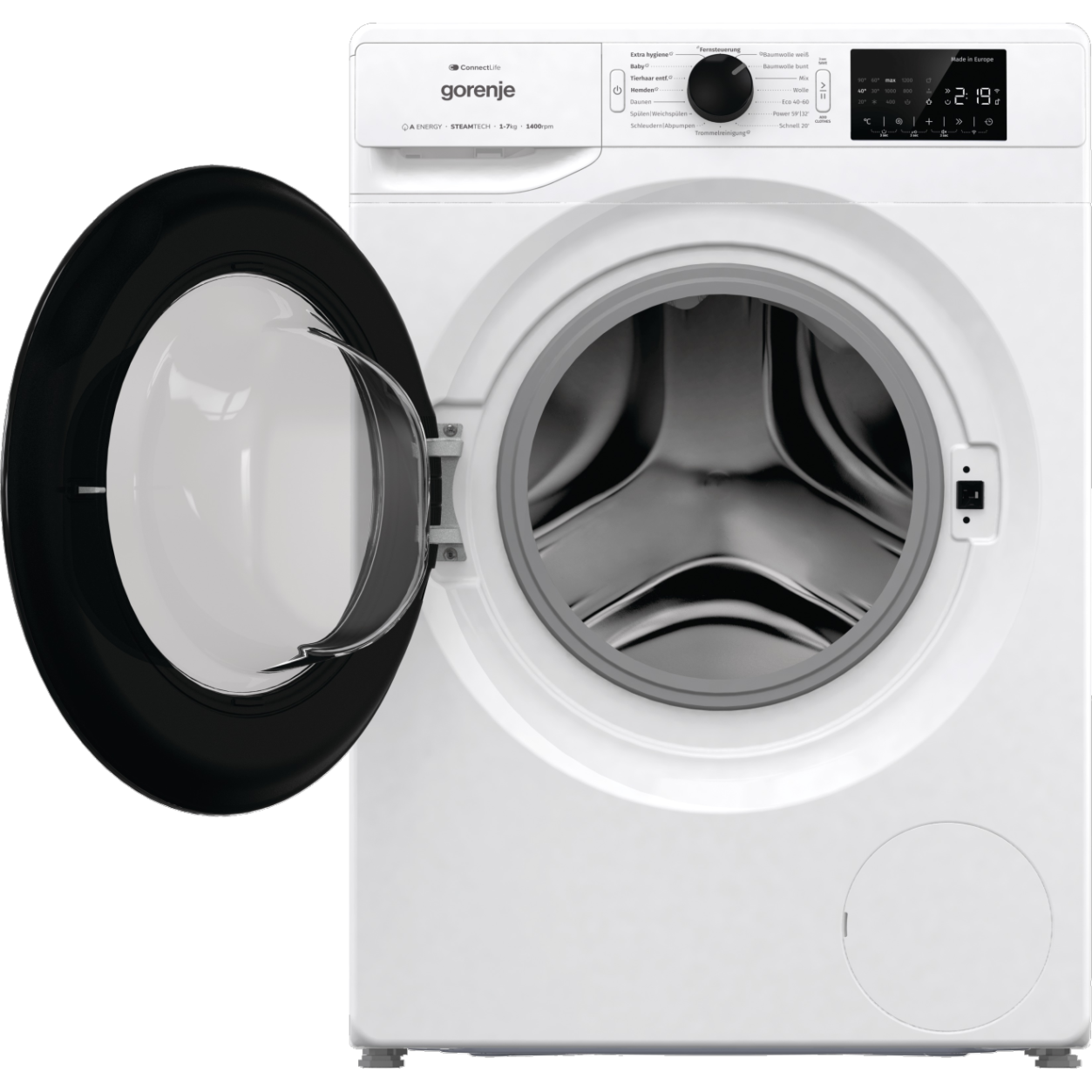 Masina de spalat rufe Gorenje WPNEI74A1TS, 7 kg, Functie WiFi