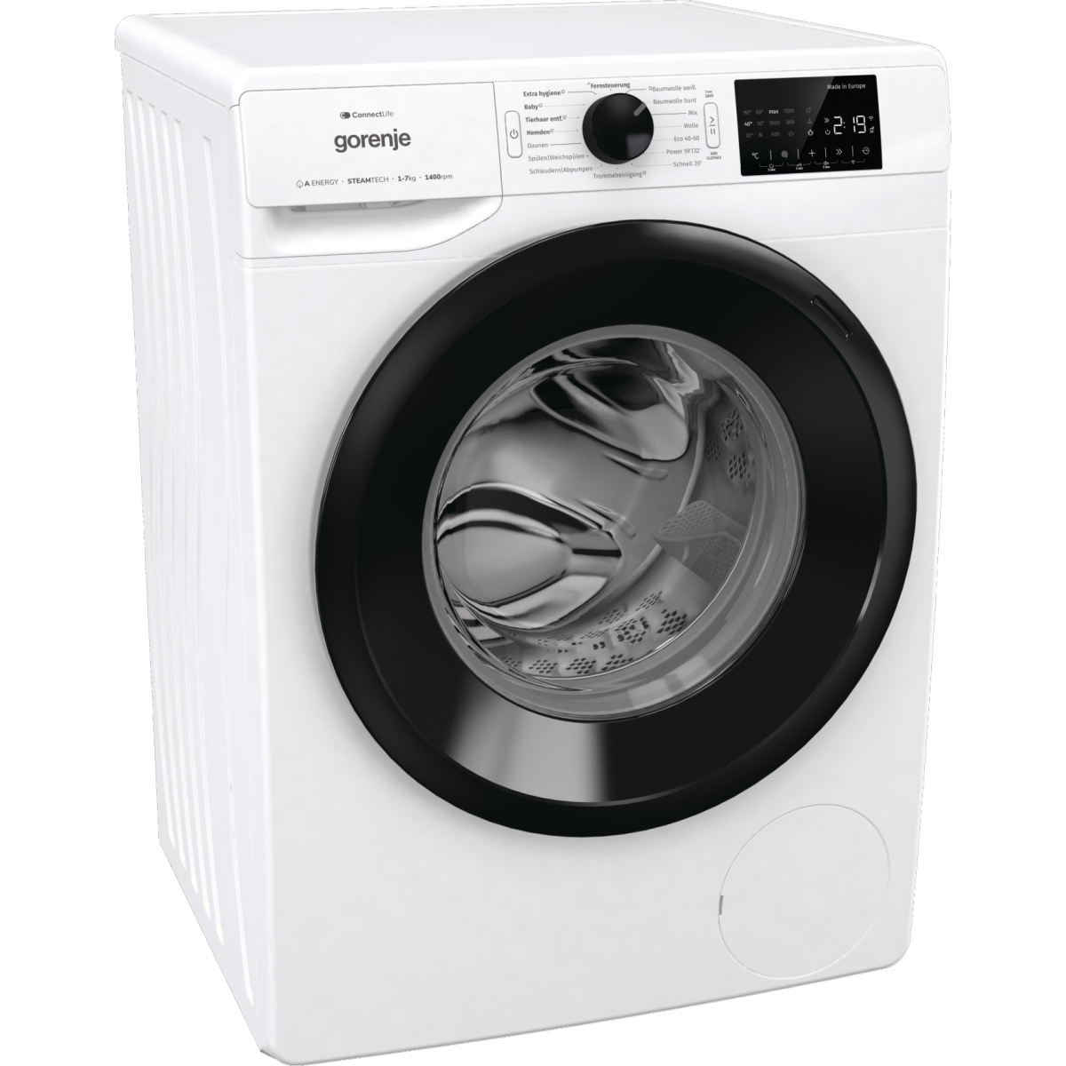 Masina de spalat rufe Gorenje WPNEI74A1TS, 7 kg, Functie WiFi