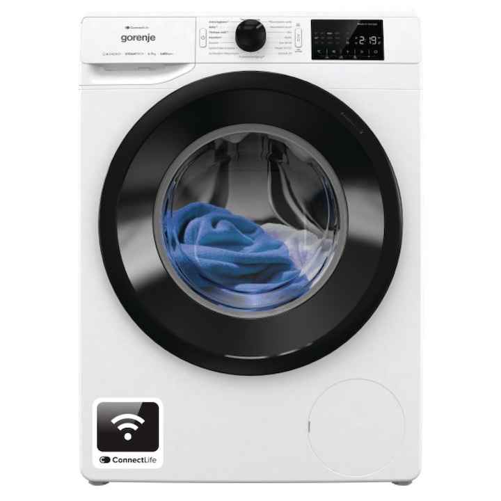 Masina de spalat rufe Gorenje WPNEI74A1TS, 7 kg, Functie WiFi