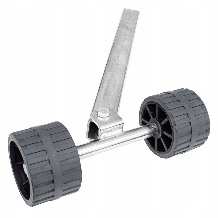 Suport reglaj gri cu role pe stalp pentru peridoc