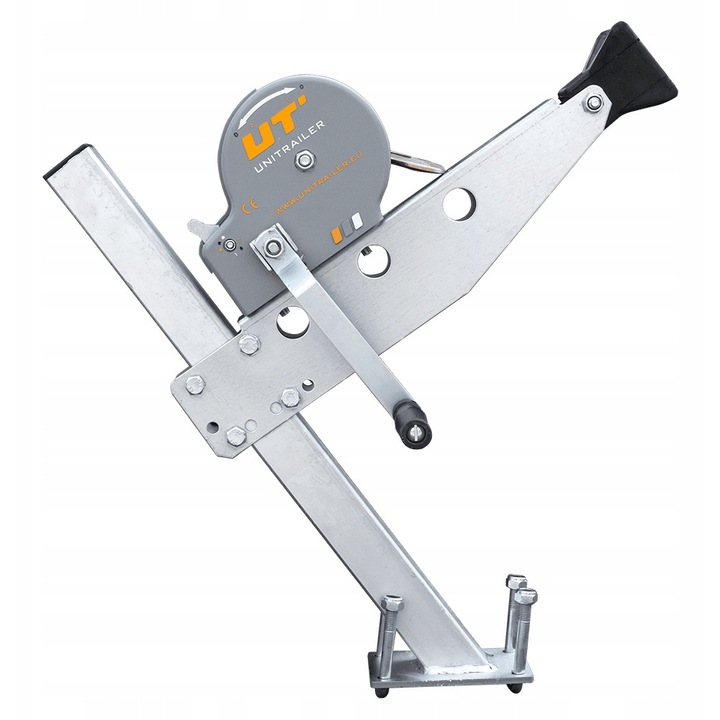 Tija UNITRAILER cu troliu si suport de remorca a barcii