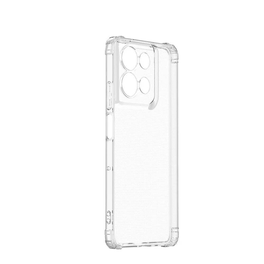 Husa protectie Mat-Tech compatibila cu Motorola Moto G75, Protectie Camera, Colturi anti-soc, Decupaje Precise, Rezistenta la impact, Transparenta