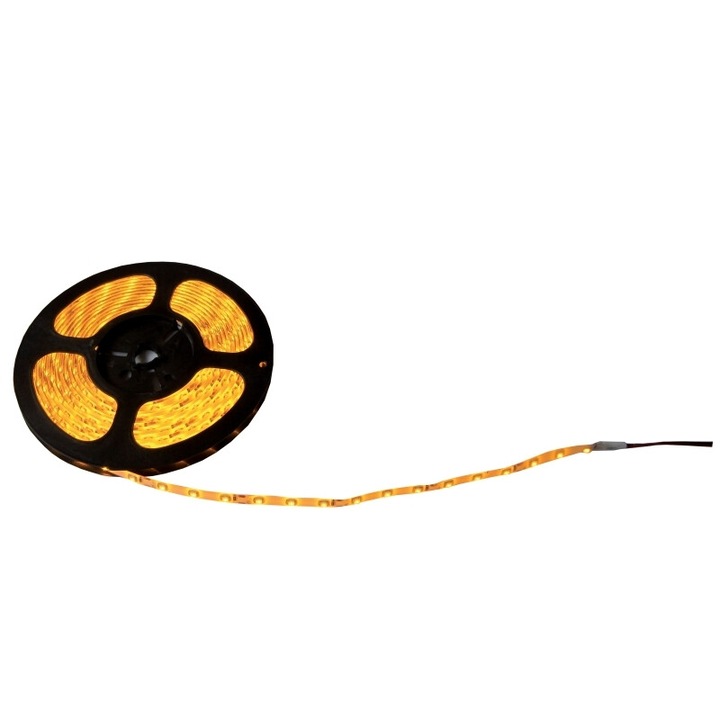 Graupner/SJ LED szalag lámpa 4,8W/m, 5m, sárga