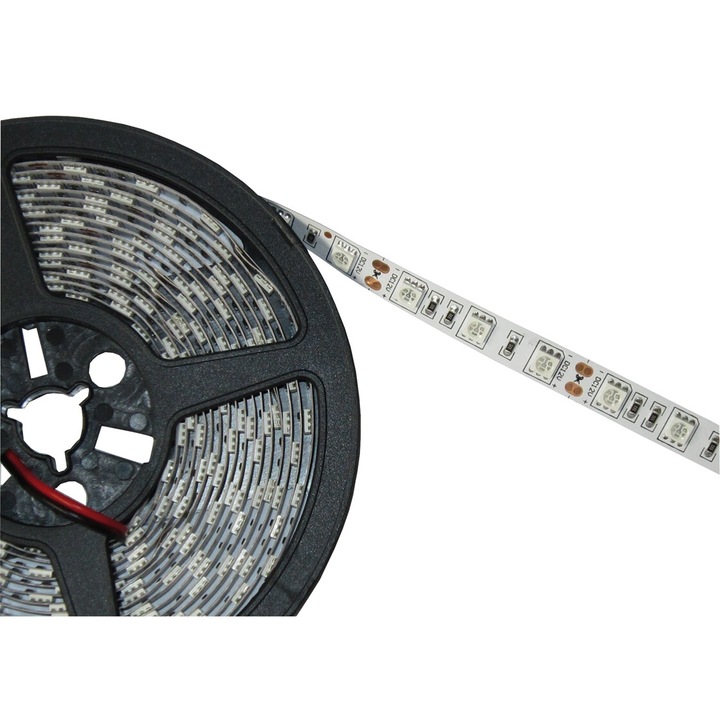 LED szalag, 5 m, 14,4 W/m, 60 LED/m, 12 VDC, kék