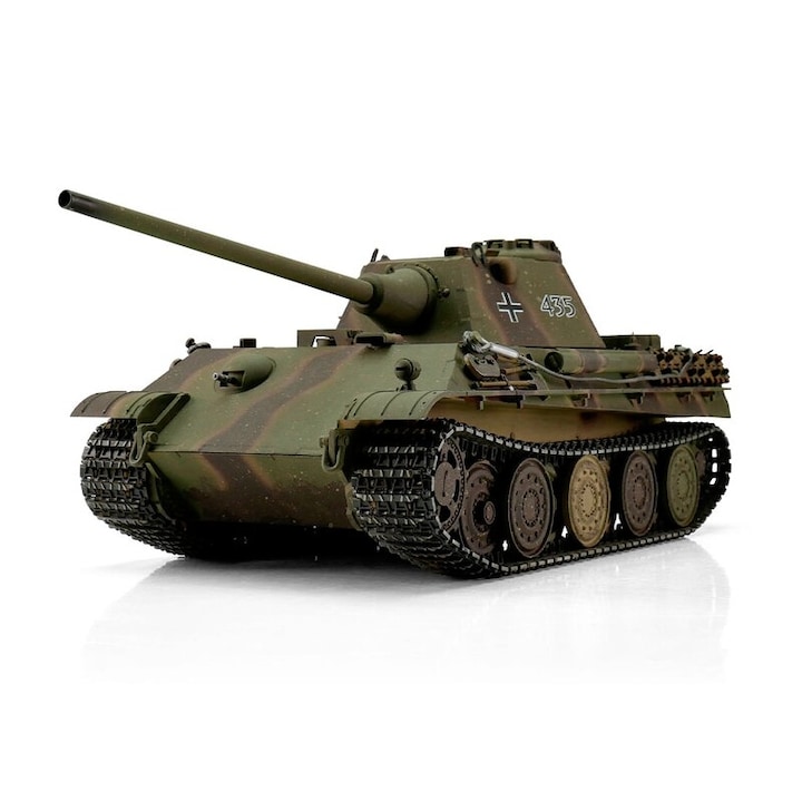 RC tank Torro PRO 1/16 Panther F, többszínű, IR rendszerrel, füsthatás