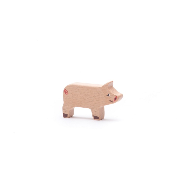 Kismalac figura, 1,5+ év, bükkfából