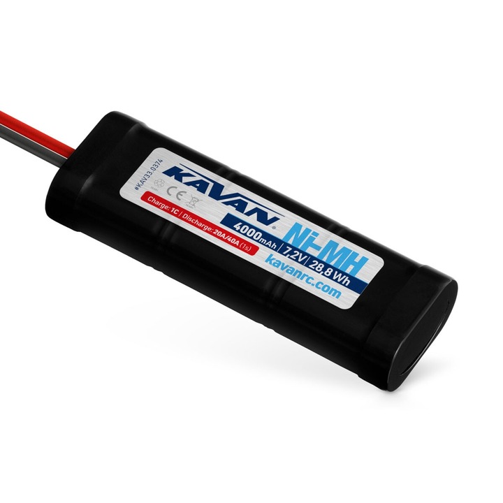 NiMH akkumulátor 4000mAh/7.2V KAVAN, 139x49x26mm, Tamiya