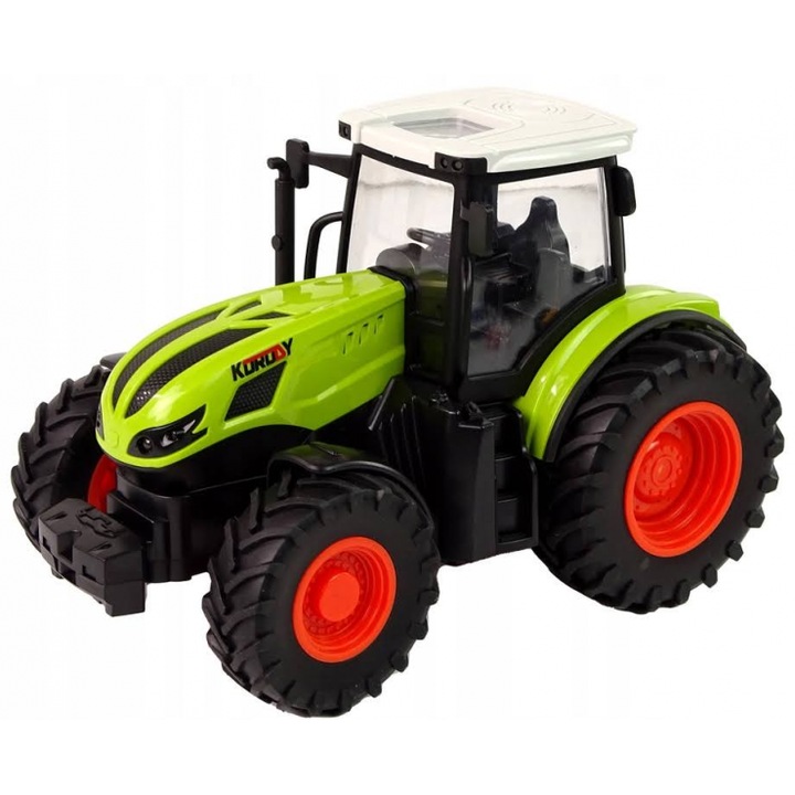 Korody RC Tractor 1:24, zöld, LED-del, opcionális tartozékokkal