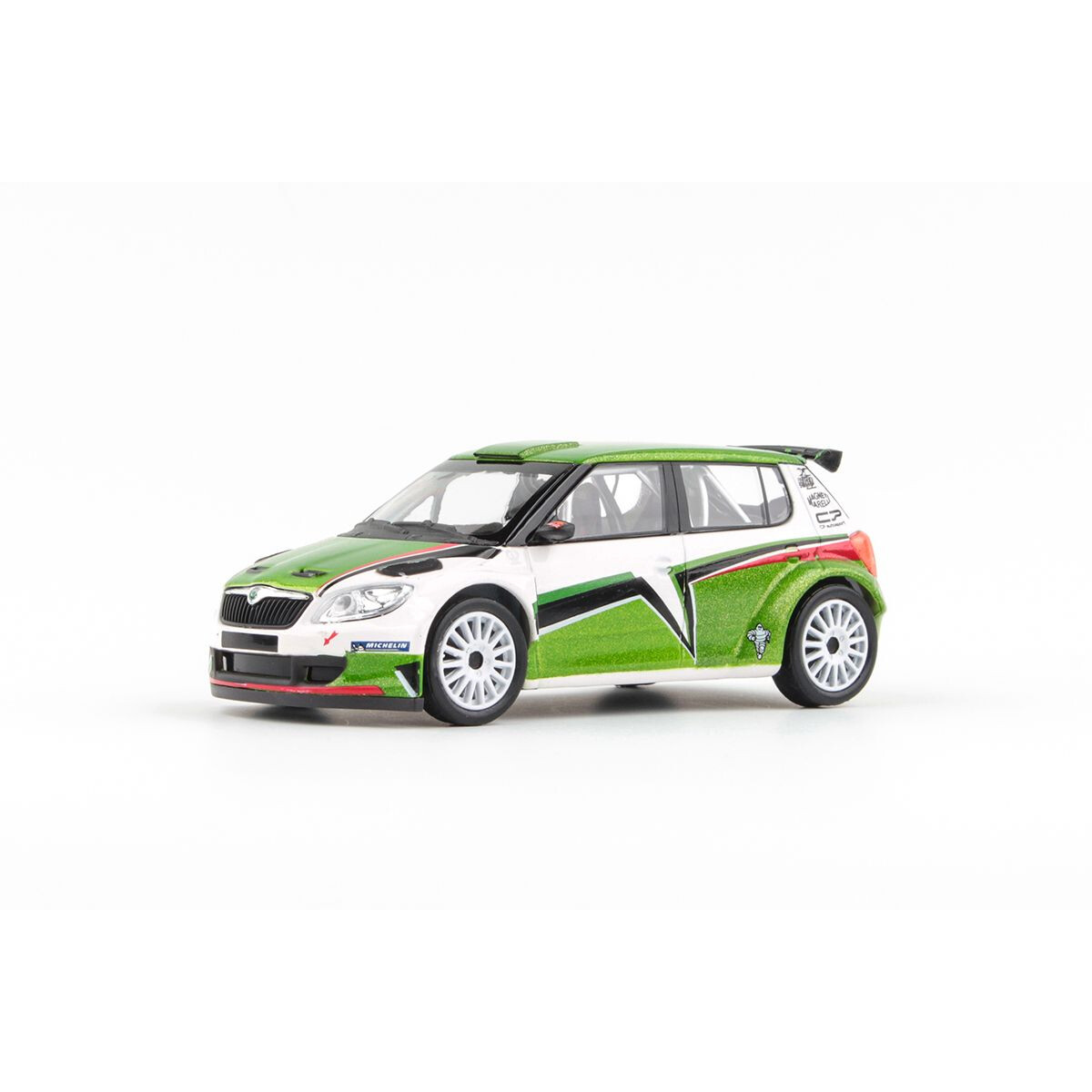 Skoda Fabia II FL S2000 modellautó, Abrex, 1:43, Skoda Motorsport design, 2010