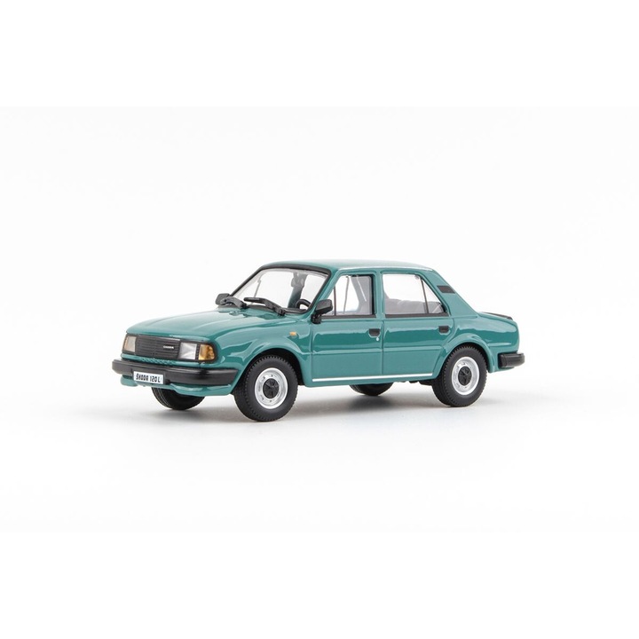 Abrex modellautó, Skoda 120L (1984), 1:43, türkiz