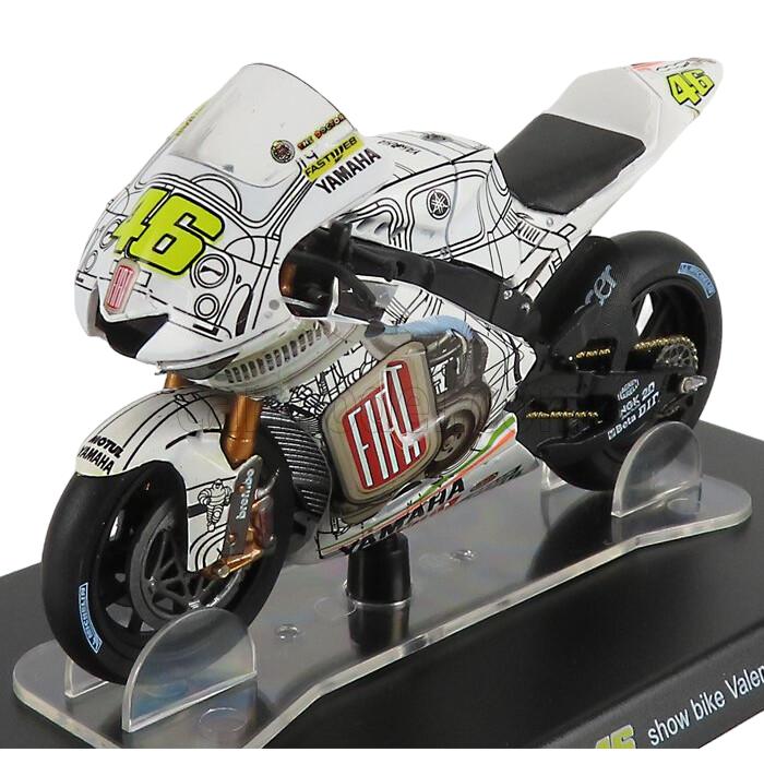 王一博 ぬいぐるみ用模型YAMAHA バイク#46Valentino Rossi Macheta Edicola Yamaha Yzr-m1 N 46 Showbike Valencia Motogp 2007
