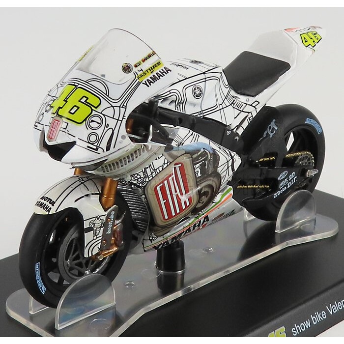 Macheta Edicola Yamaha Yzr-m1 N 46 Showbike Valencia Motogp 2007