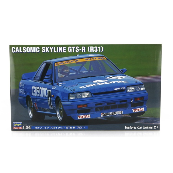 Hasegawa Nissan Skyline Gts-r (r31) Calsonic N 12 Racing 1985 1:24 modellautó