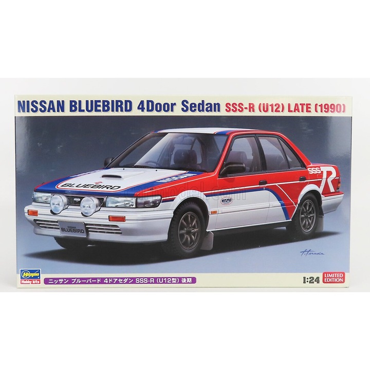 Hasegawa Nissan Bluebird Sedan Sss-r (u12) 1990 1:24 modellautó