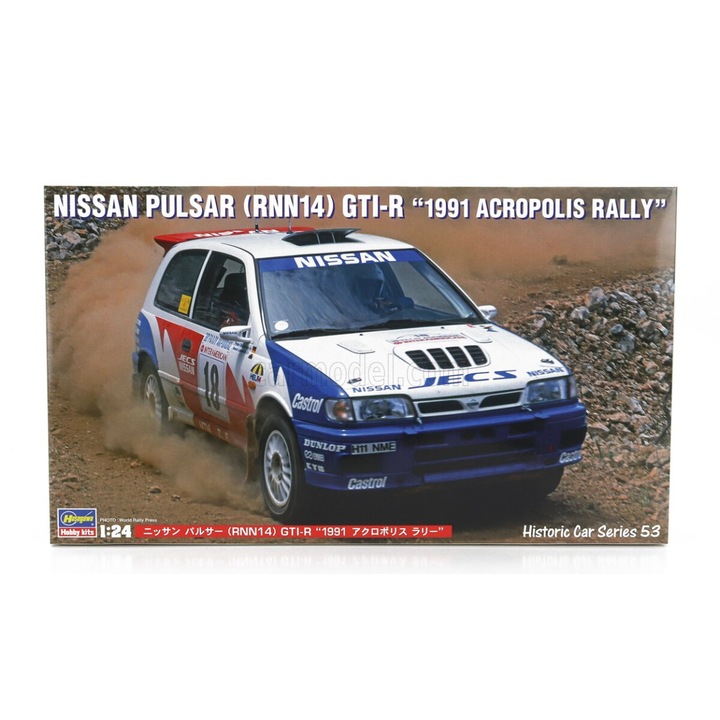 Nissan Pulsar Gti-r N 18 Rally Acroplis 1991-es modellautó, 1:24