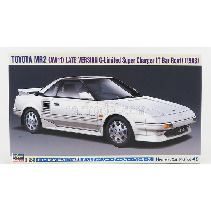 Hasegawa Toyota MR2 Super Charger 1988, 1:24 modellautó