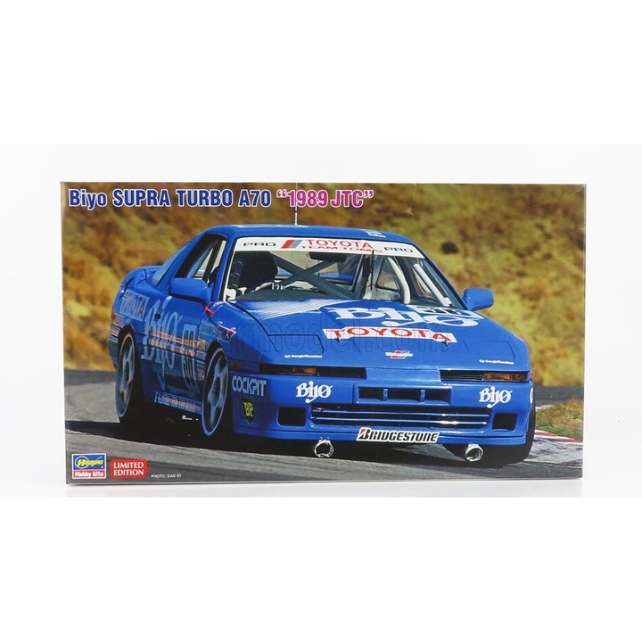 Hasegawa Toyota Supra A70 Turbo N 36 Jtc 1989 1:24 modellautó, gyűjtői modell