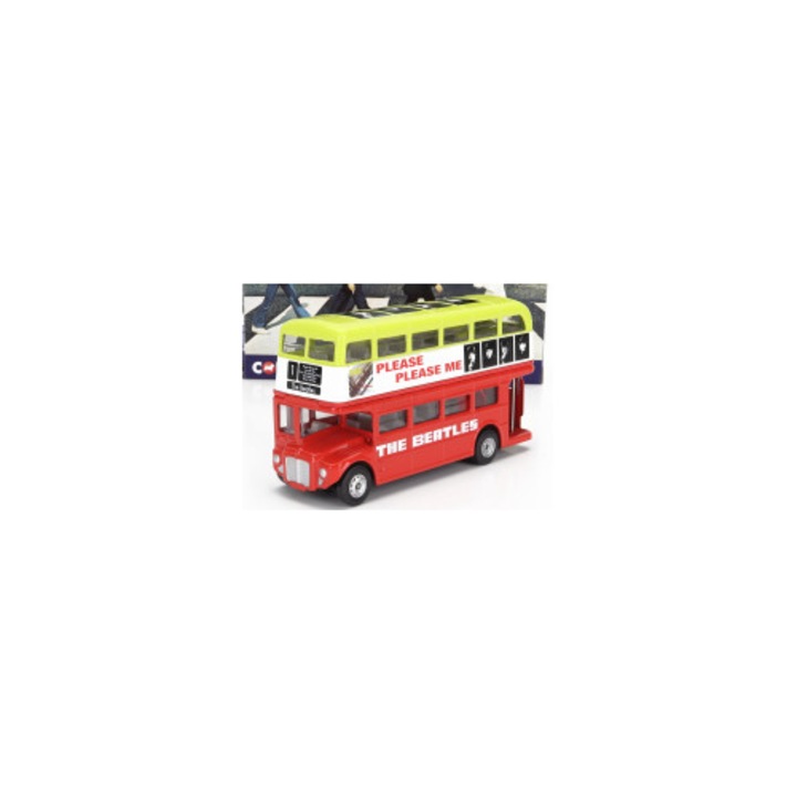 Corgi modellautó londoni busz 1956 Beatles piros 1:76
