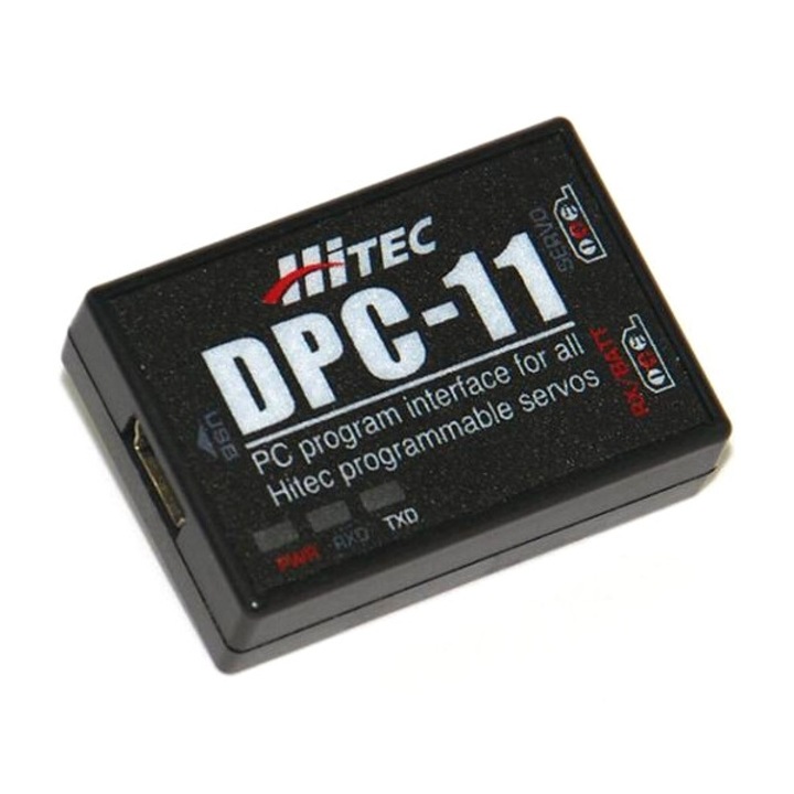 Hitec univerzális DPC-11 szervo programozó PC interfésszel (mini-USB)