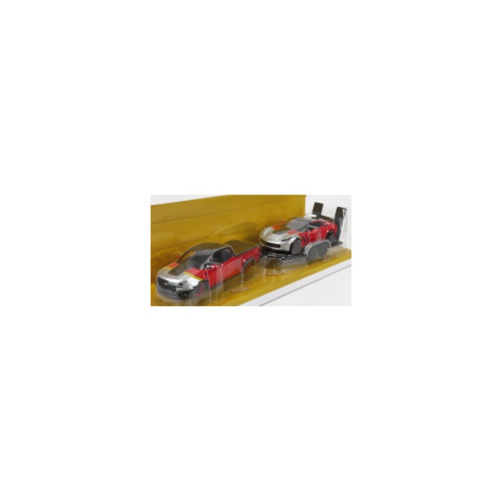 Maisto Chevrolet Colorado ZR2 2017 és Corvette Z06 Coupe 2015 modellautó szett 1:24