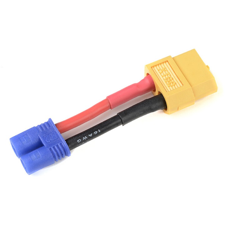 Revtec EC2 eszköz átalakító kábel - XT-60 akkumulátor 14AWG