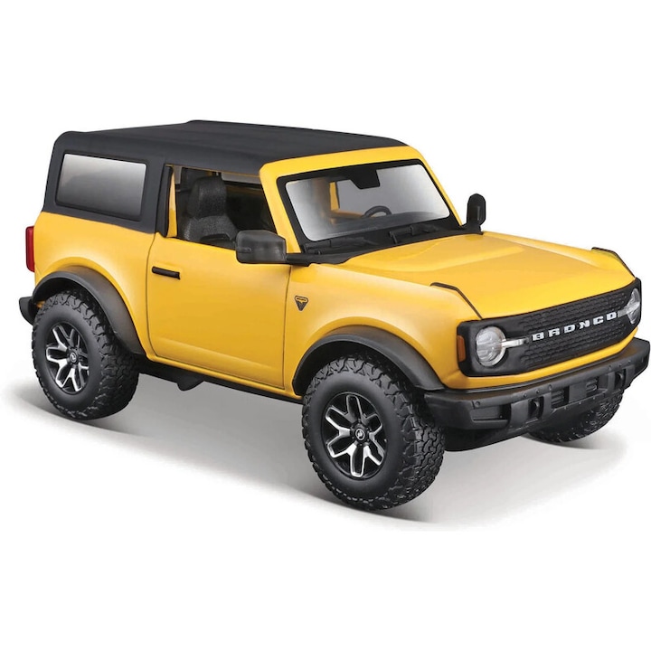 Maisto Ford Bronco Badlands 2021 modellautó 1:24, sárga, 17 cm