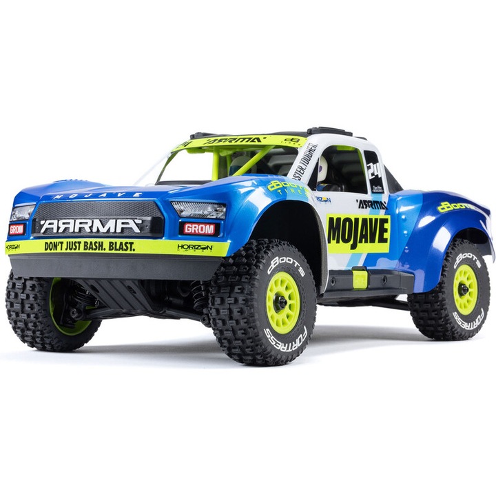 Arrma Mojave Grom 1:18 4WD modellautó, kék, komplett készlet akkumulátorral és töltővel