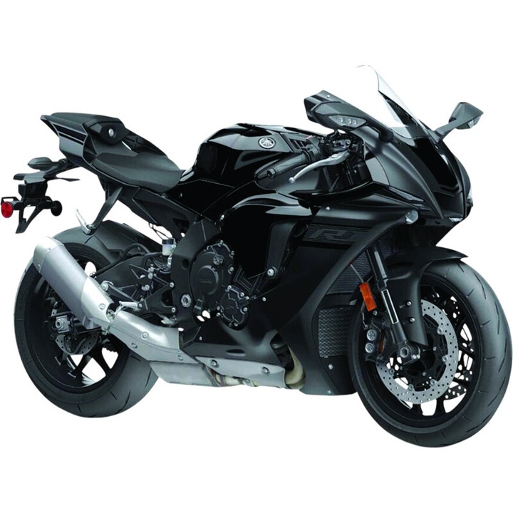 Maisto Yamaha YZF-R1 1:12 játék motorkerékpár, fekete, 16cm