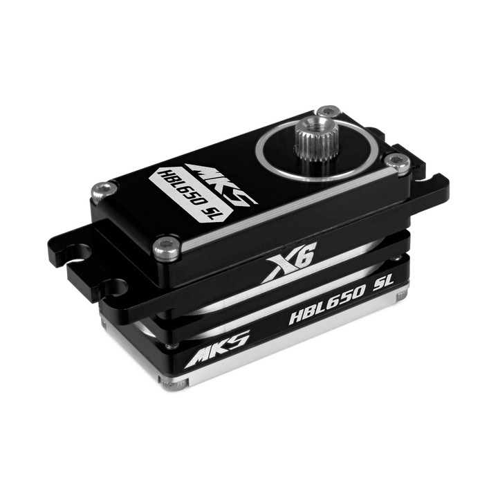 MKS HBL650SL digitális szervó, 54g, 40,5x20,5x23,1 mm, 18,5 kg.cm, 0,110 s/60 6,0 V-nál, 22,9 kg.cm, 0,090 s/60 7,4 V-nál, 25,4 kg 0,8,8,8,6
