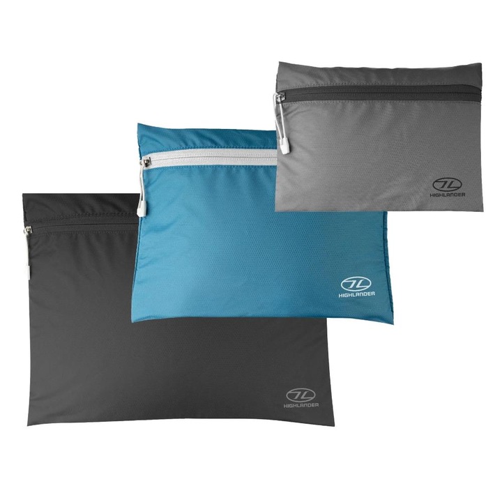 Set 3 Rucsaci Neat Freak Bag, Highlander, Nylon, Multicolor, S: 21x16cm, M: 25x20cm, L: 34x25cm