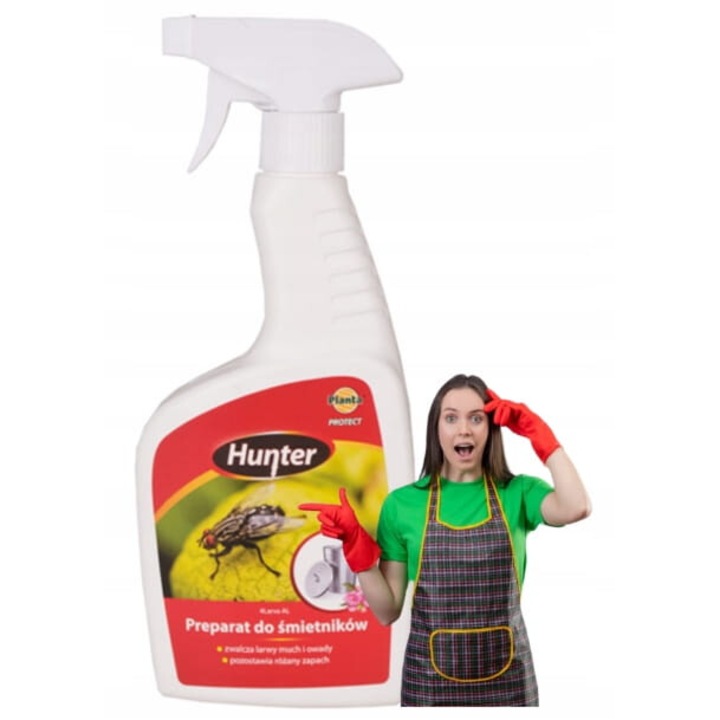 Planta Control larve muste si paianjeni 500ml, parfum trandafir, usor de utilizat