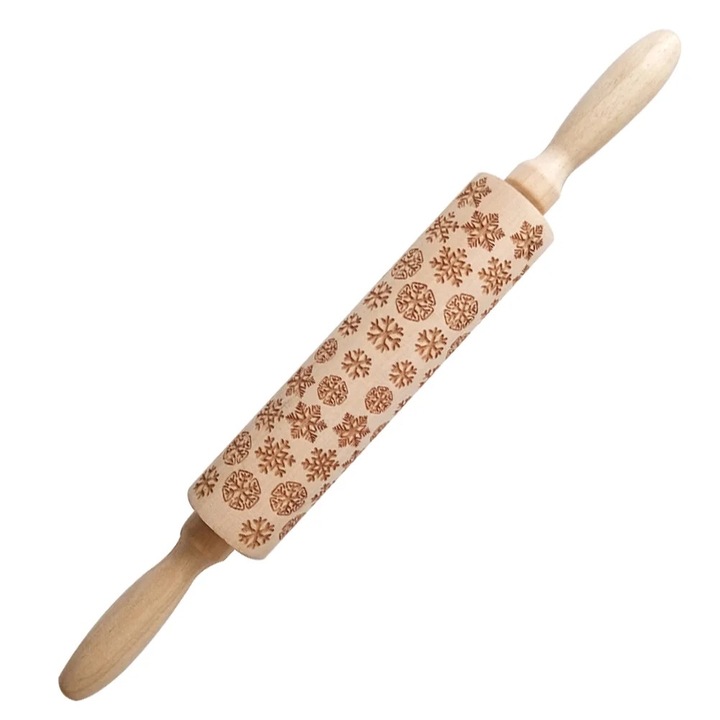 Sucitoare din lemn, set, 35x4.2x4.2cm, non-aderent, manere ergonomice