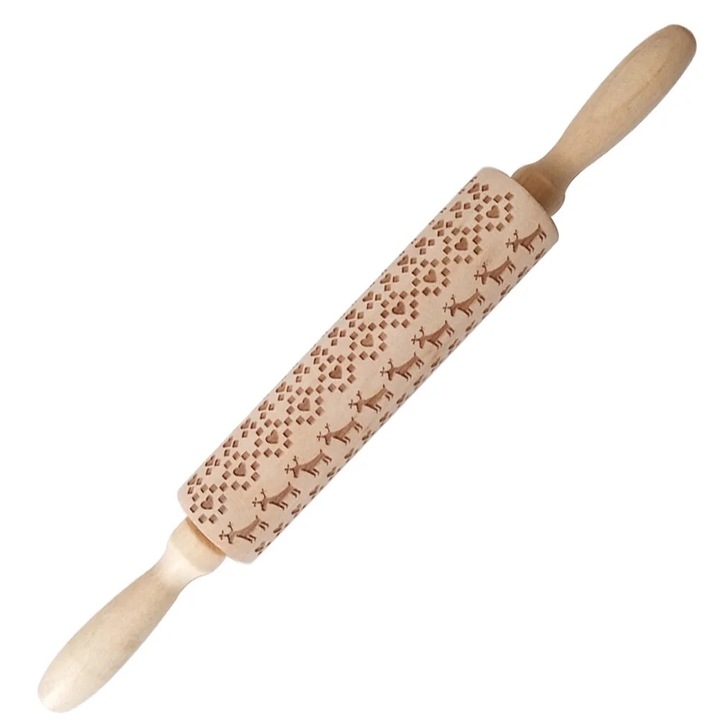 Sucitoare din lemn, set, 35x4.2x4.2cm, non-stick, culoare naturala