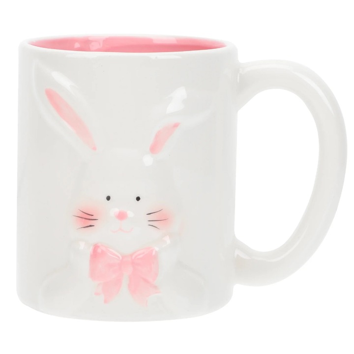 Set cani ceramice argintii, 2 bucati, pentru apa, cafea, ceai, sucuri