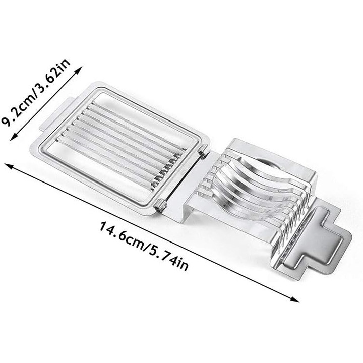 Feliator oua din otel inoxidabil, multifunctional, maner ergonomic, 15x10cm