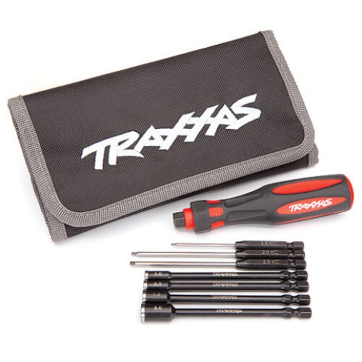 Traxxas csavarhúzó, 6 cserélhető bittel