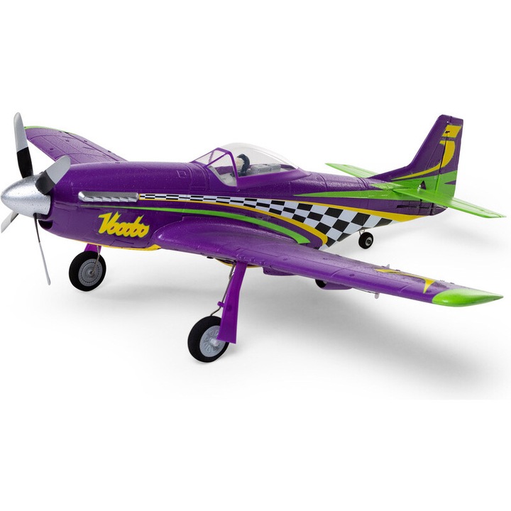 E-flite P-51D Voodoo 0,44 m-es modellrepülőgép, AS3X technológia, SAFE Select védelem, BNF Basic