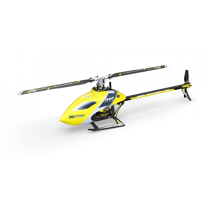 OMP M2 EVO BNF helikopter, sárga
