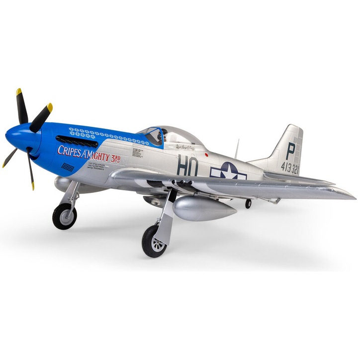 E-flite P-51D Mustang 1,2 méteres elektromos modellrepülőgép behúzható futóművel