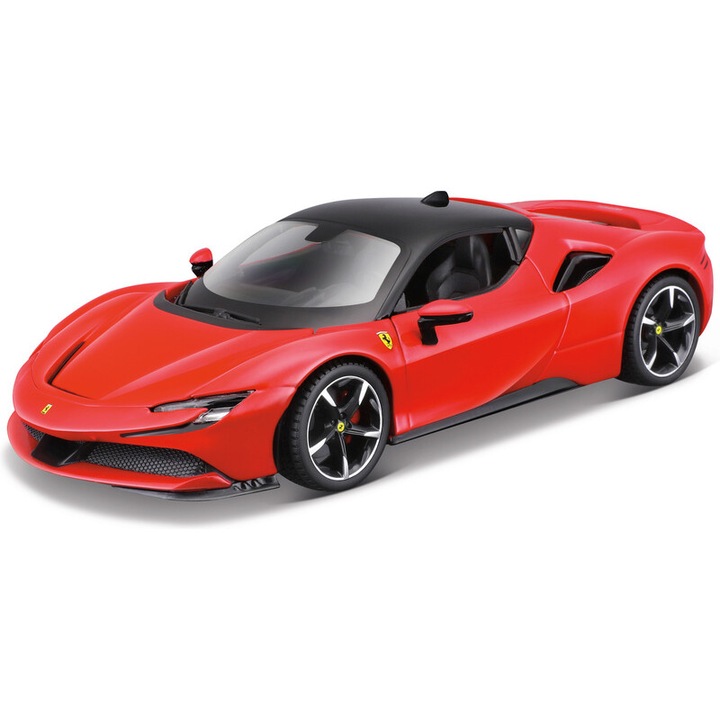 Maisto Ferrari SF90 Stradale Kit, 1:24, piros, 17cm