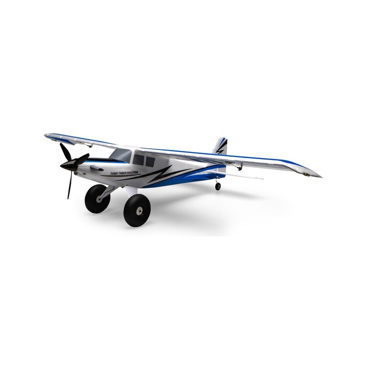 E-flite távirányítós játék repülőgép, Turbo Timber Evolution, 0,70 m, SAFE Select BNF Basic, fehér/kék