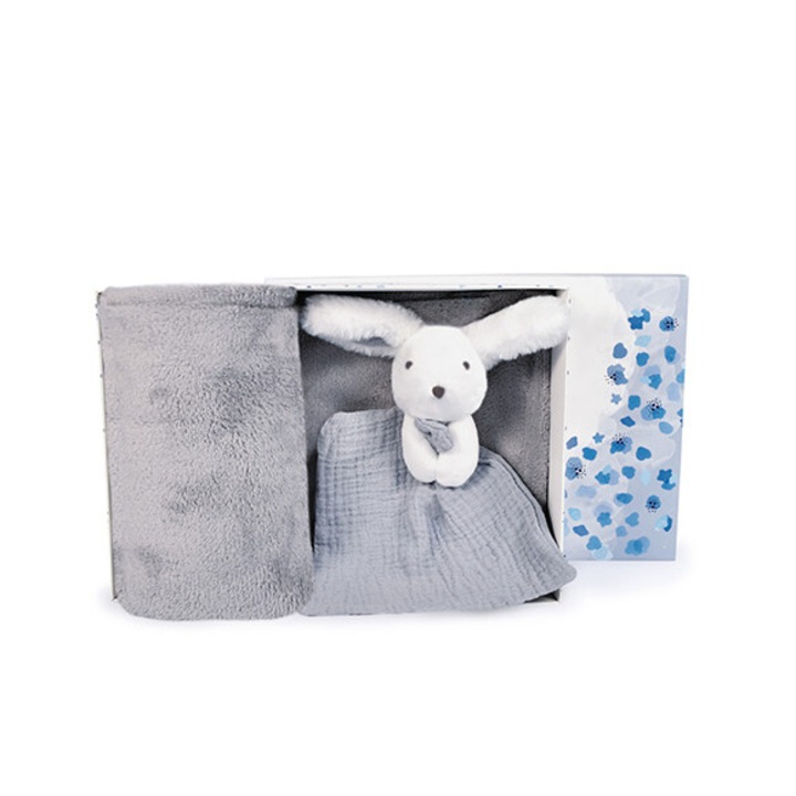 Babatakaró, DouDou, 70x100cm, szürke