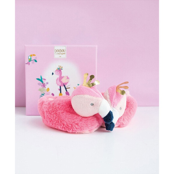 Botosei, DouDou, Flamingo szett, rózsaszín, plusz, szövet, 16 EU