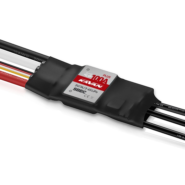 Szabályozó KAVAN R-100SB Plus 100A, 5V/7A UBEC, 85x36x9mm