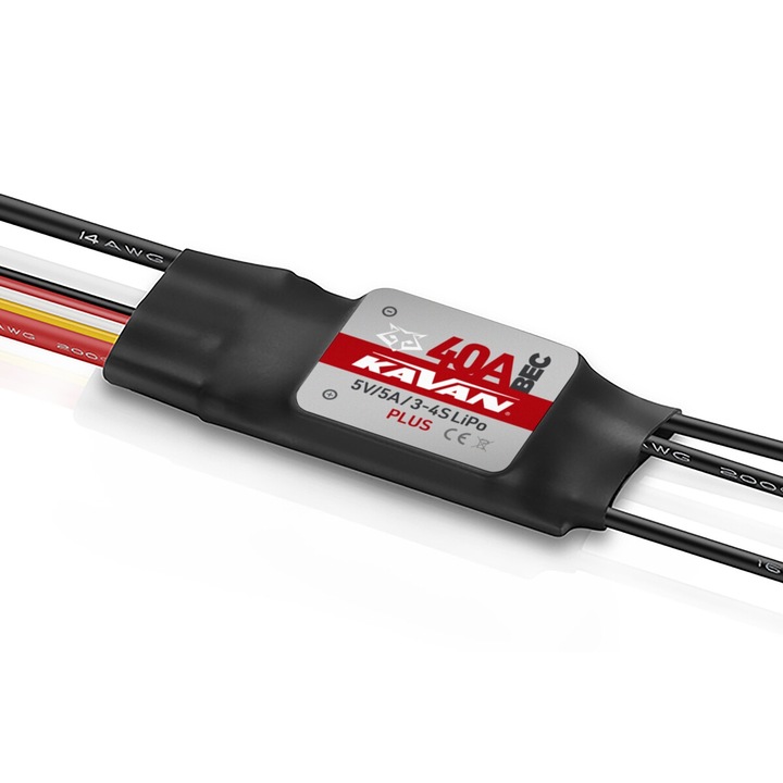 KAVAN R-40SB Plus szabályozó 40A, 60A, 5V/5A, 60x25x8mm
