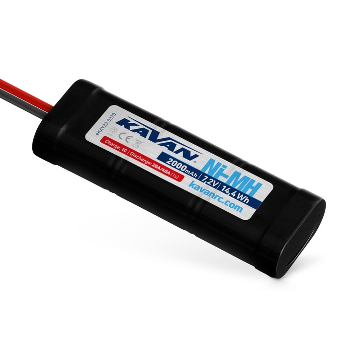 NiMH akkumulátor 2000mAh/7.2V Kavan, 139x48x25.5mm, 296g