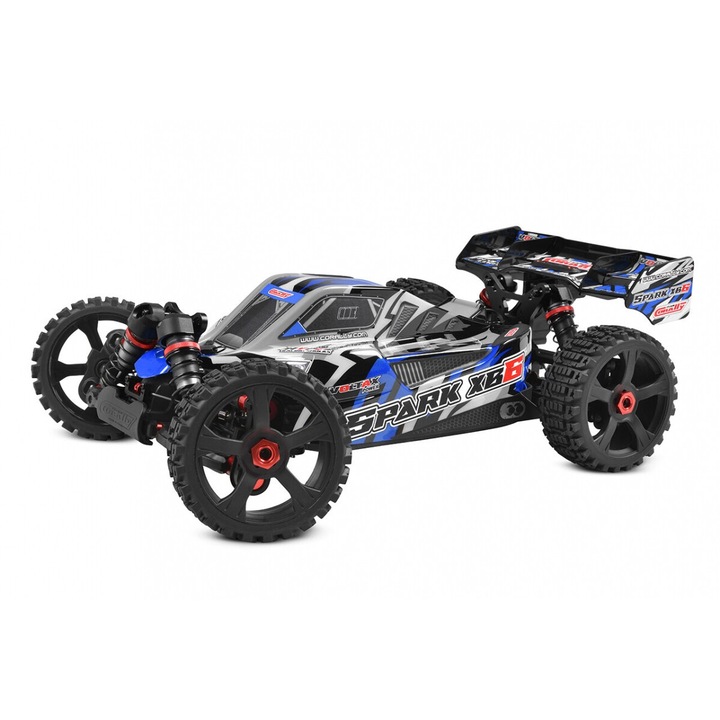 RC autó, Team Corally, SPARK XB-6S, 4WD, RTR, kék