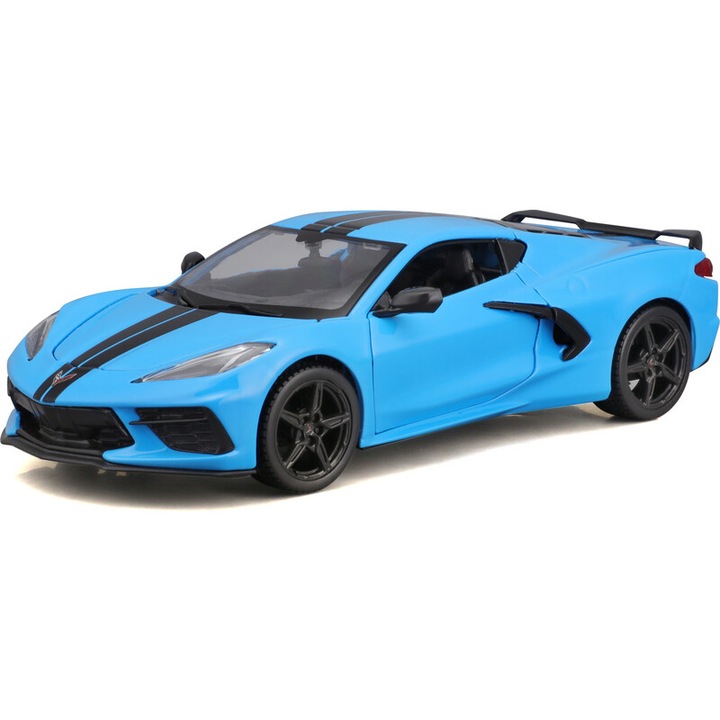 Maisto Chevrolet Corvette Stingray Coupe Z51 2020 modellautó, 1:24, 17cm, kék szín