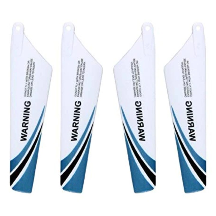 Tartalék rotorlapátok Syma S107G RC helikopterhez, kék, 4 darabos készlet